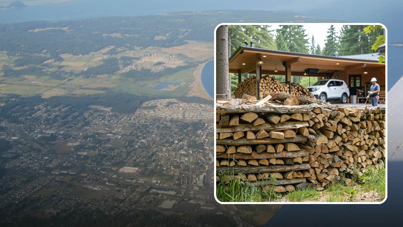 Pizza Restaurant Firewood in Oak Harbor, Island County, WA - We keep Pacific Northwest pizzerias stocked with dry, clean-burning wood cut to fit wood-fired pizza ovens.