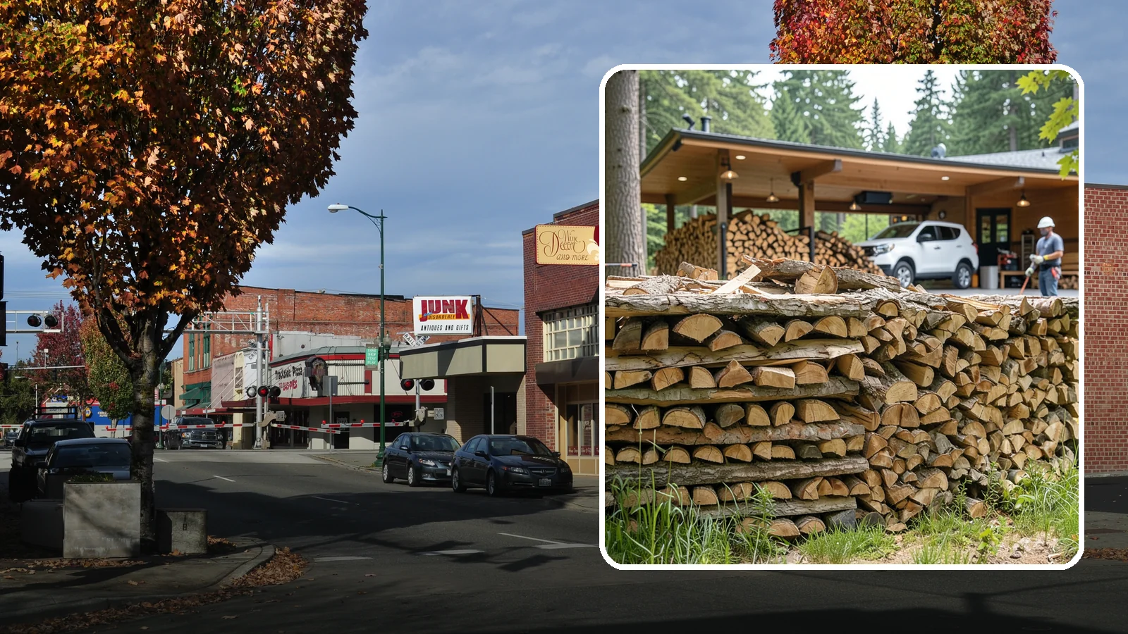 Pizza Restaurant Firewood in Puyallup, Pierce County, WA - We keep Pacific Northwest pizzerias stocked with dry, clean-burning wood cut to fit wood-fired pizza ovens.