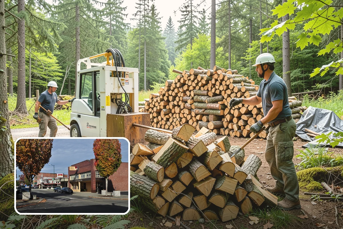 Pizza Restaurant Firewood in Puyallup, Pierce County, WA - Wood sized to fit pizza oven fireboxes