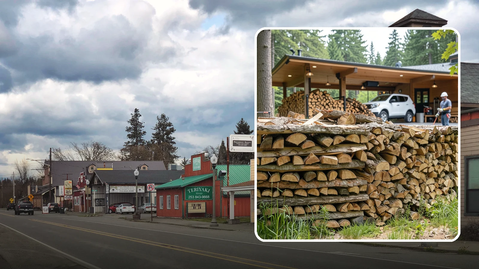 Pizza Restaurant Firewood in Roy, Pierce County, WA - We keep Pacific Northwest pizzerias stocked with dry, clean-burning wood cut to fit wood-fired pizza ovens.
