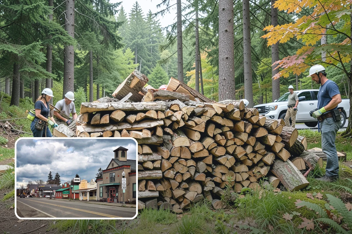 Pizza Restaurant Firewood in Roy, Pierce County, WA - Wood sized to fit pizza oven fireboxes