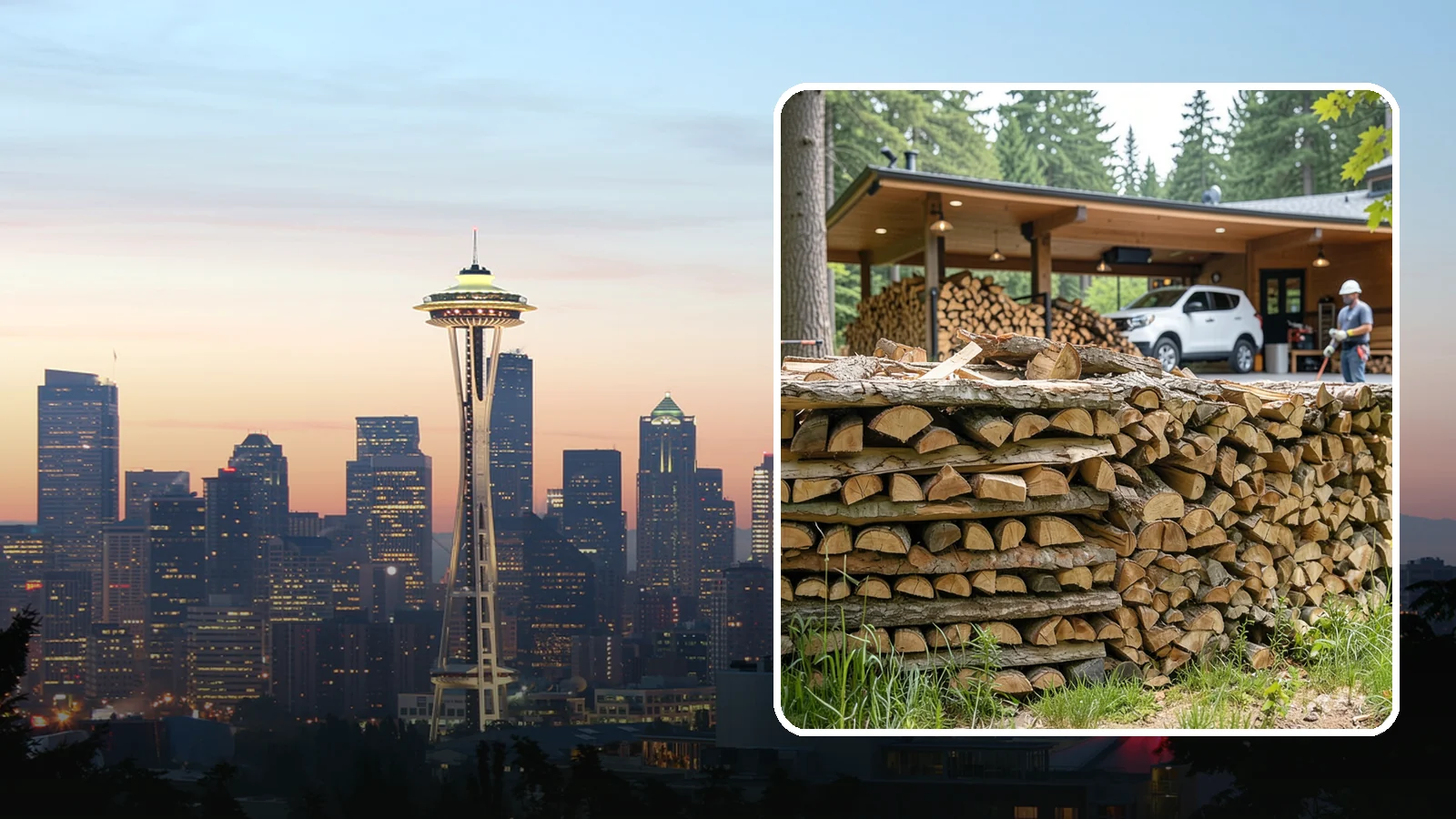 Pizza Restaurant Firewood in Seattle, King County, WA - We keep Pacific Northwest pizzerias stocked with dry, clean-burning wood cut to fit wood-fired pizza ovens.