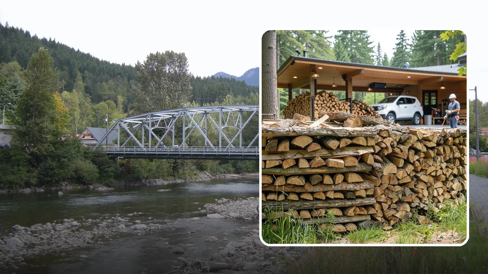 Pizza Restaurant Firewood in Skykomish, King County, WA - We keep Pacific Northwest pizzerias stocked with dry, clean-burning wood cut to fit wood-fired pizza ovens.