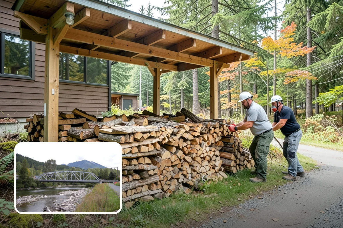Pizza Restaurant Firewood in Skykomish, King County, WA - Wood sized to fit pizza oven fireboxes