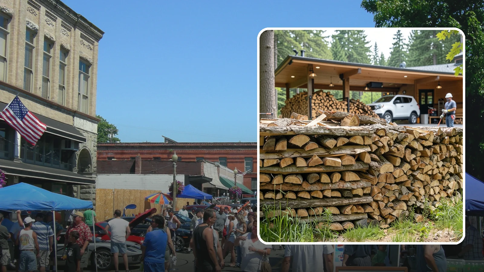 Pizza Restaurant Firewood in Snohomish, Snohomish County, WA - We keep Pacific Northwest pizzerias stocked with dry, clean-burning wood cut to fit wood-fired pizza ovens.