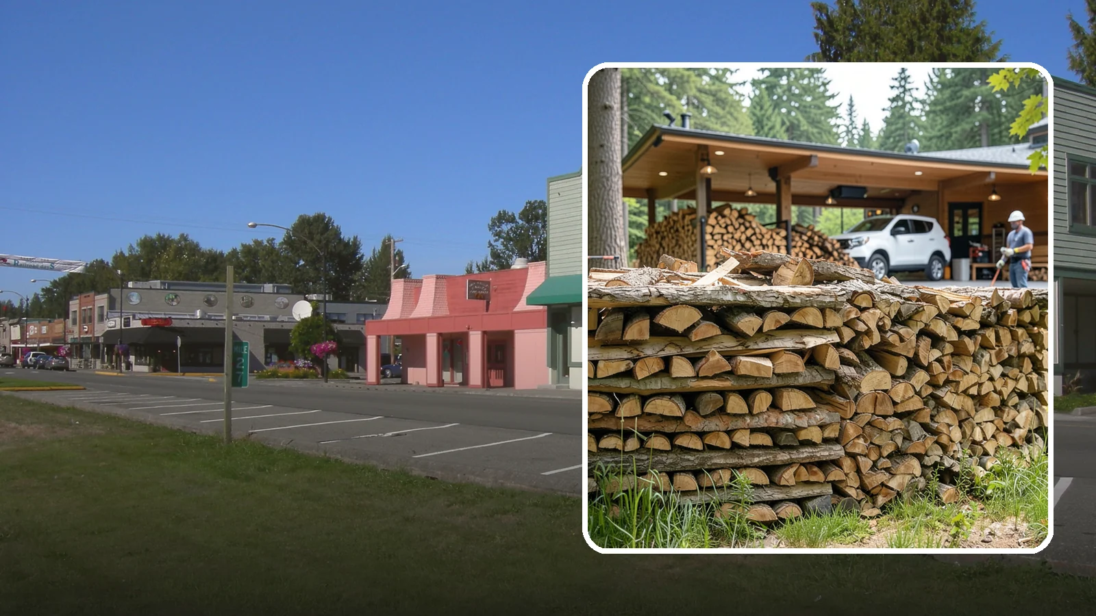 Pizza Restaurant Firewood in Snoqualmie, King County, WA - We keep Pacific Northwest pizzerias stocked with dry, clean-burning wood cut to fit wood-fired pizza ovens.