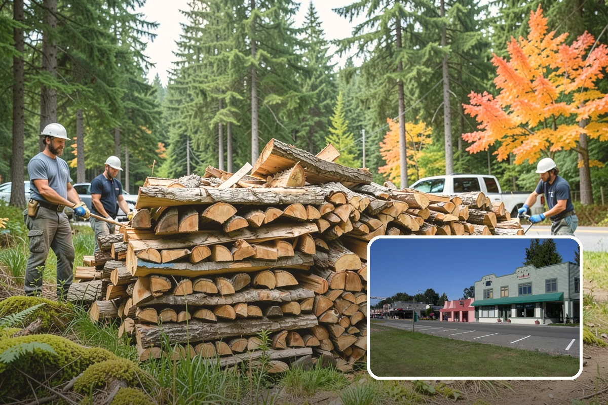 Pizza Restaurant Firewood in Snoqualmie, King County, WA - Wood sized to fit pizza oven fireboxes