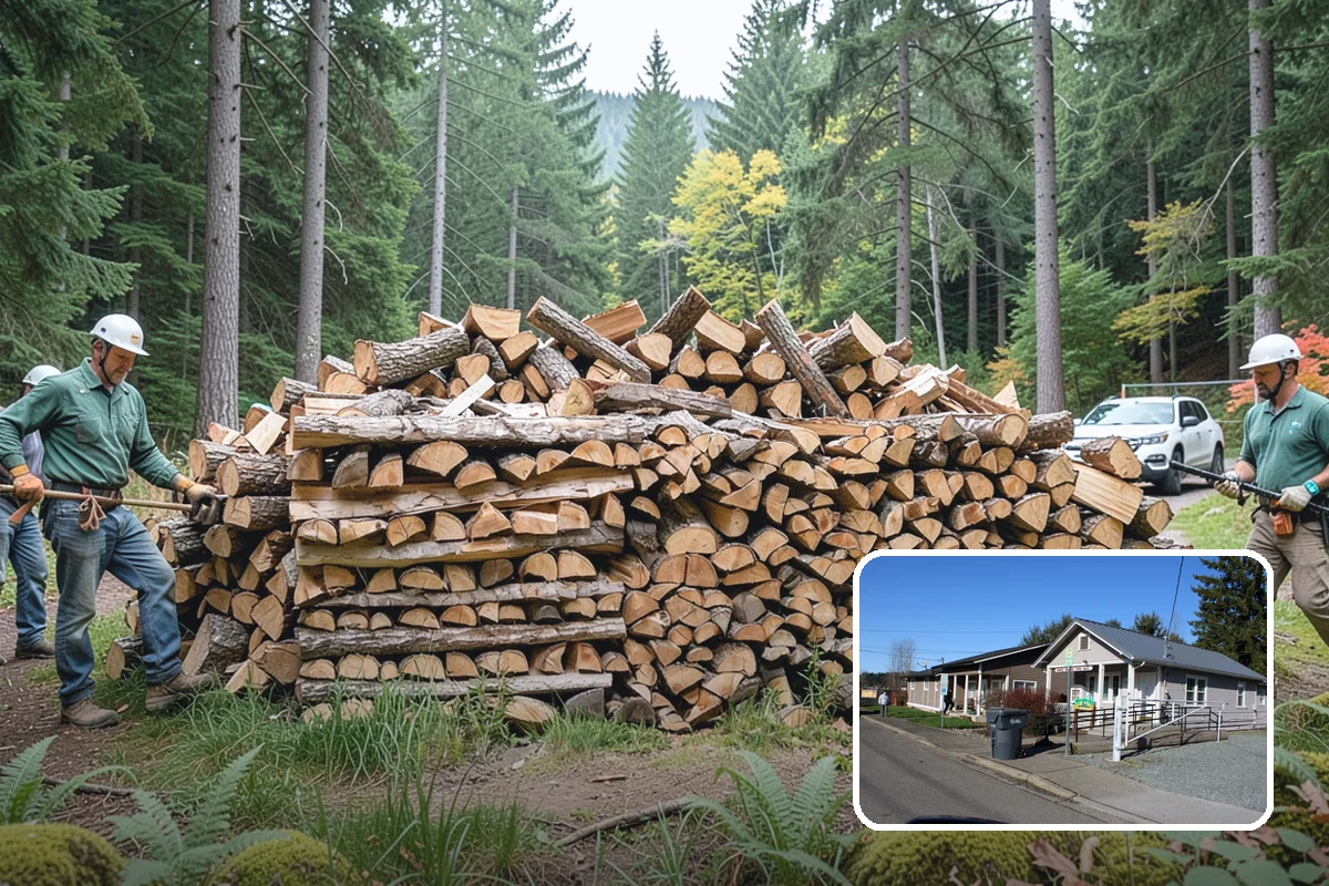 Pizza Restaurant Firewood in South Prairie, Pierce County, WA - Wood sized to fit pizza oven fireboxes