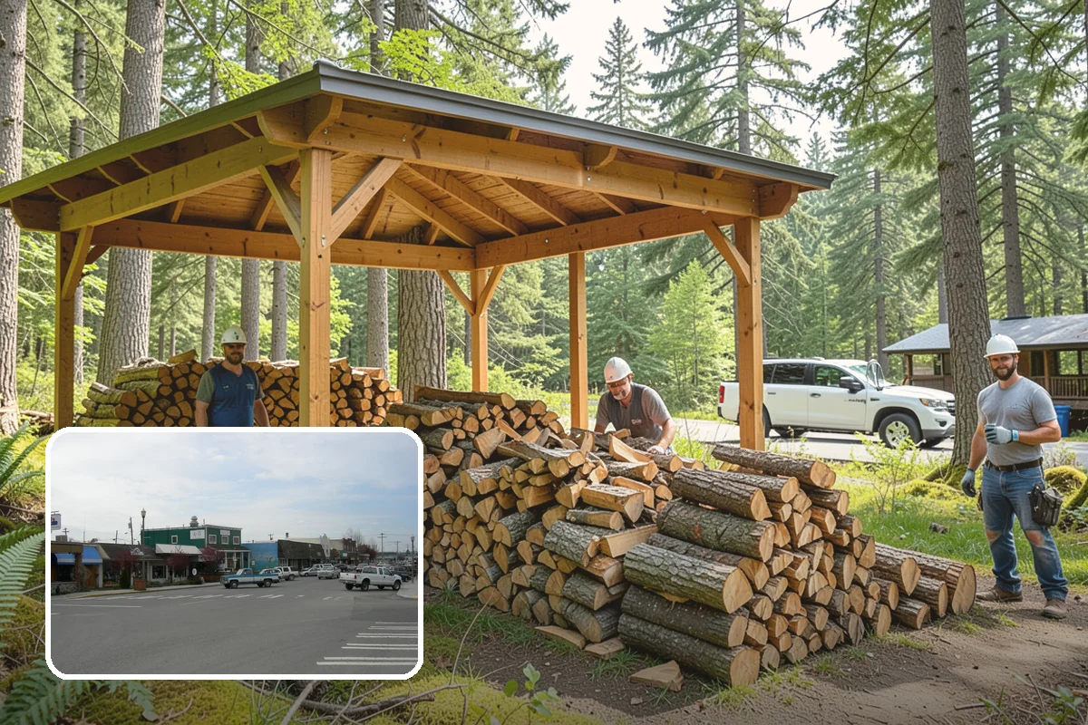 Pizza Restaurant Firewood in Stanwood, Snohomish County, WA - Wood sized to fit pizza oven fireboxes
