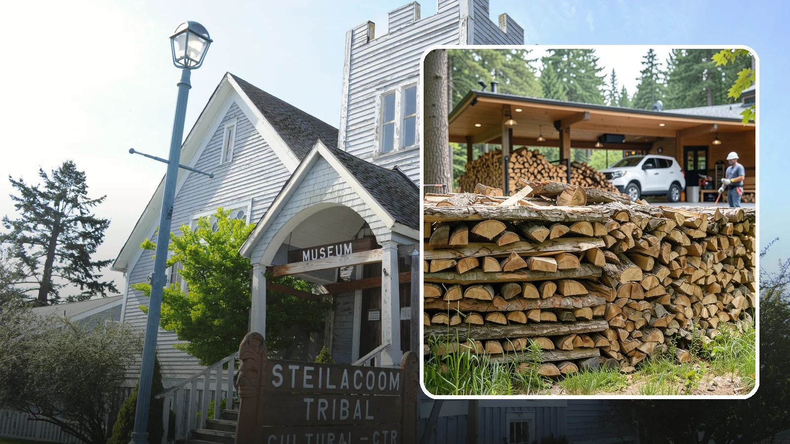 Pizza Restaurant Firewood in Steilacoom, Pierce County, WA - We keep Pacific Northwest pizzerias stocked with dry, clean-burning wood cut to fit wood-fired pizza ovens.