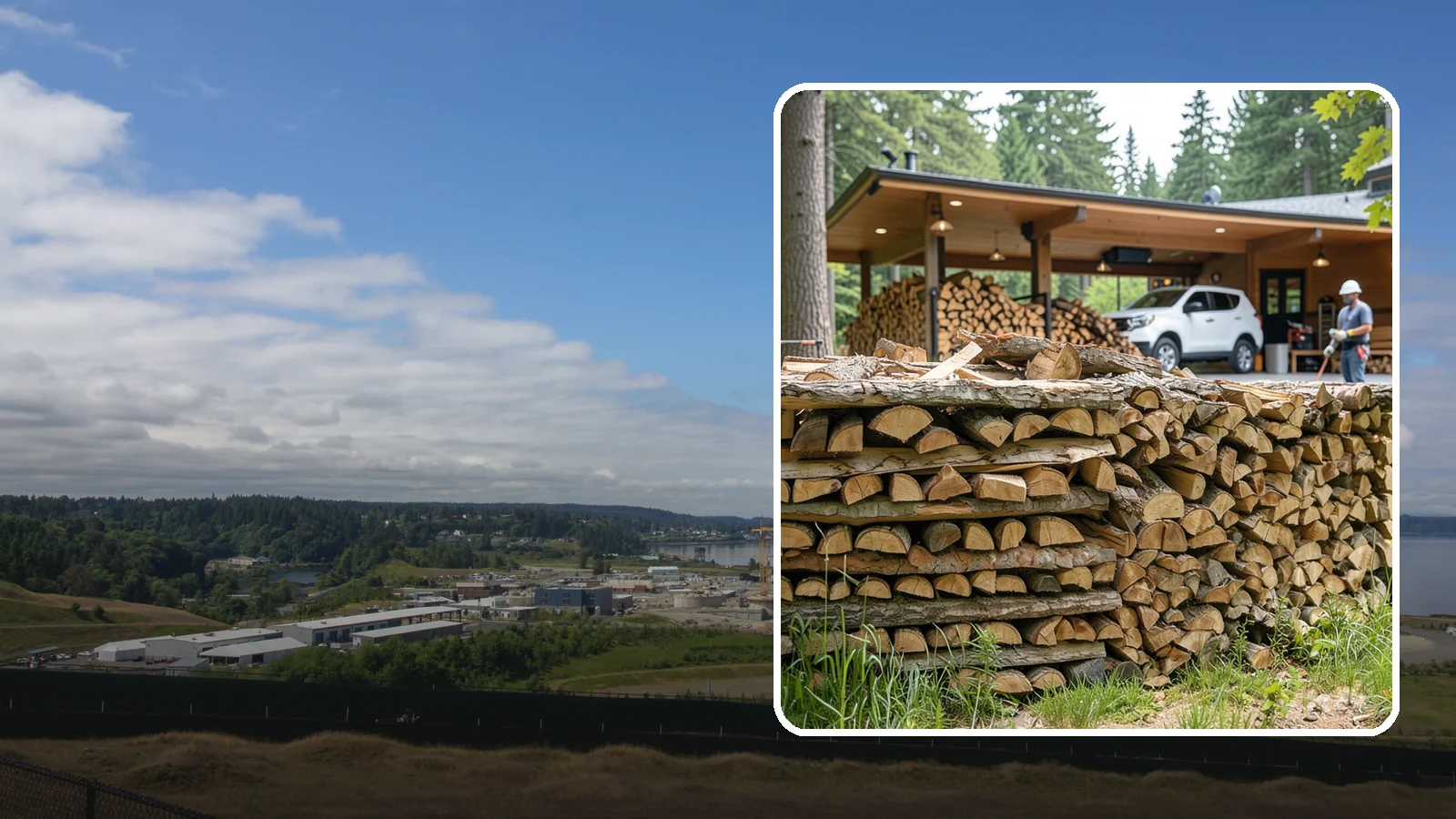 Pizza Restaurant Firewood in University Place, Pierce County, WA - We keep Pacific Northwest pizzerias stocked with dry, clean-burning wood cut to fit wood-fired pizza ovens.