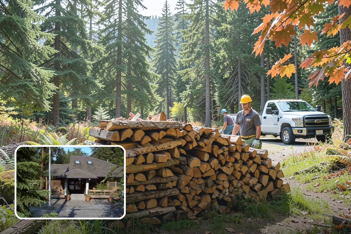 Pizza Restaurant Firewood in Yarrow Point, King County, WA - Wood sized to fit pizza oven fireboxes