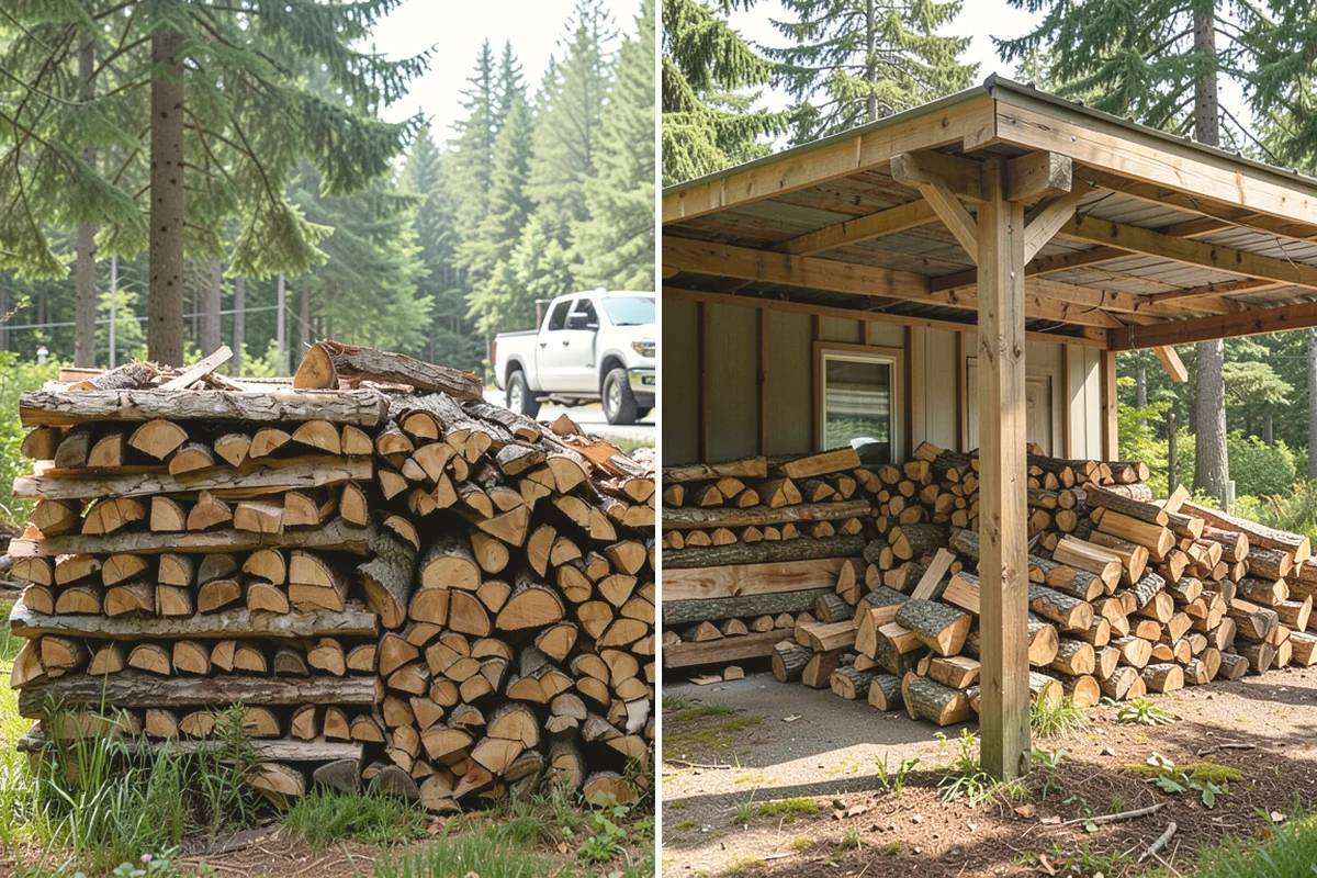 Portable Log Splitting in Burien, King County, WA - Locate the logs and plan portable equipment access