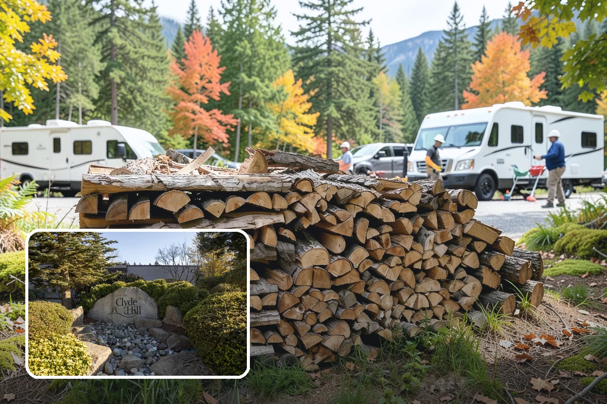 Portable Log Splitting in Clyde Hill, King County, WA - Brings the splitter to the wood, not the other way around