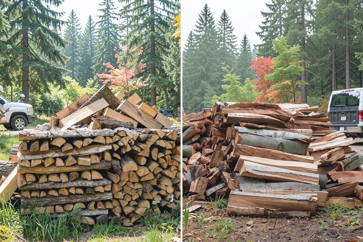 Portable Log Splitting in Des Moines, King County, WA - Locate the logs and plan portable equipment access
