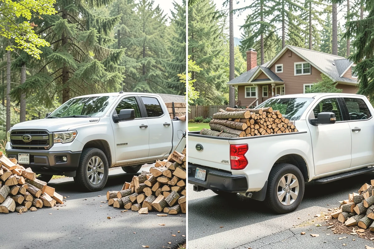 Portable Log Splitting in Duvall, King County, WA - Locate the logs and plan portable equipment access