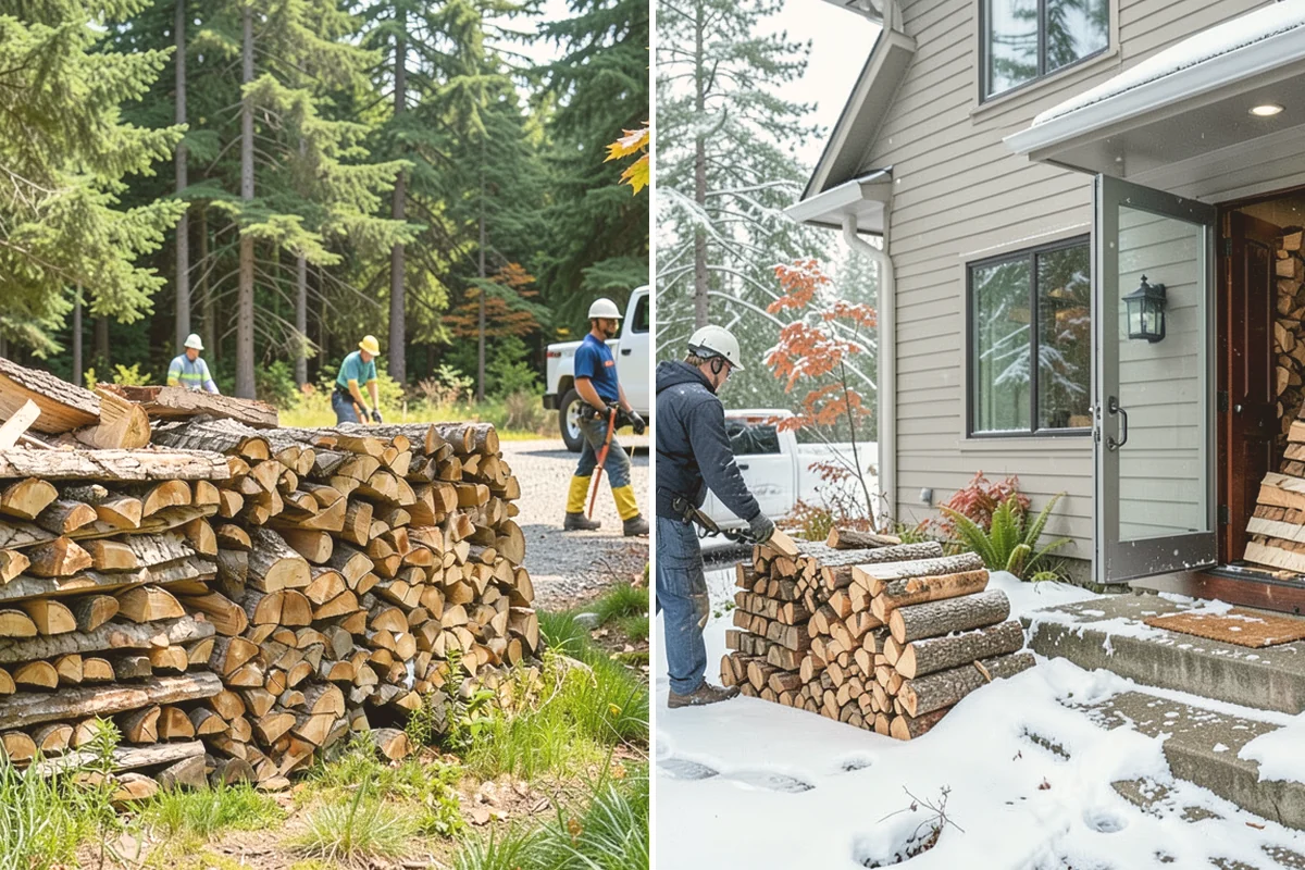 Portable Log Splitting in Eatonville, WA - Locate the logs and plan portable equipment access