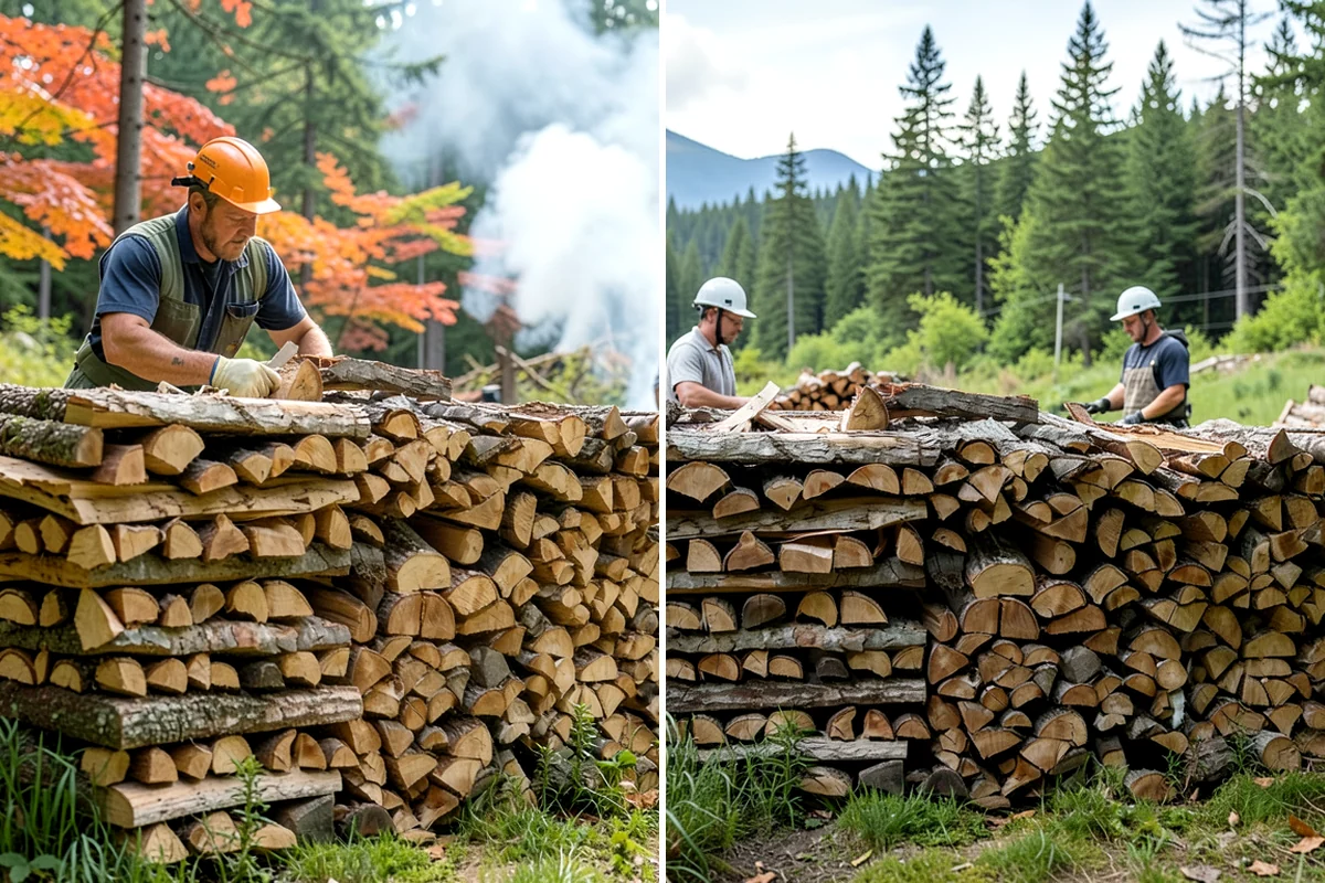 Portable Log Splitting in Everett, Snohomish County, WA - Locate the logs and plan portable equipment access
