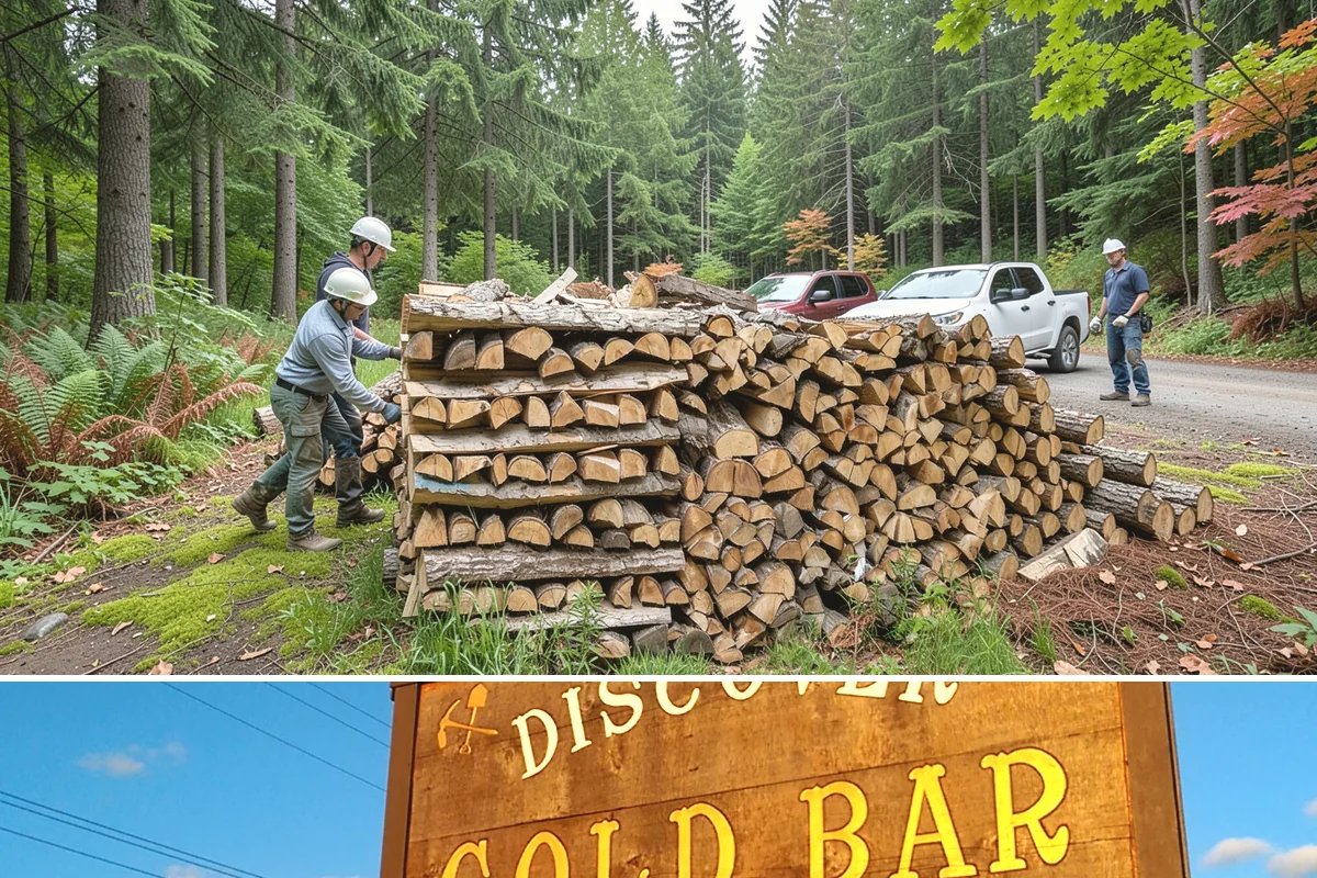 Portable Log Splitting in Gold Bar, Snohomish County, WA - Frequently booked after fall and winter storms scatter downed wood, though it is available whenever logs need splitting.