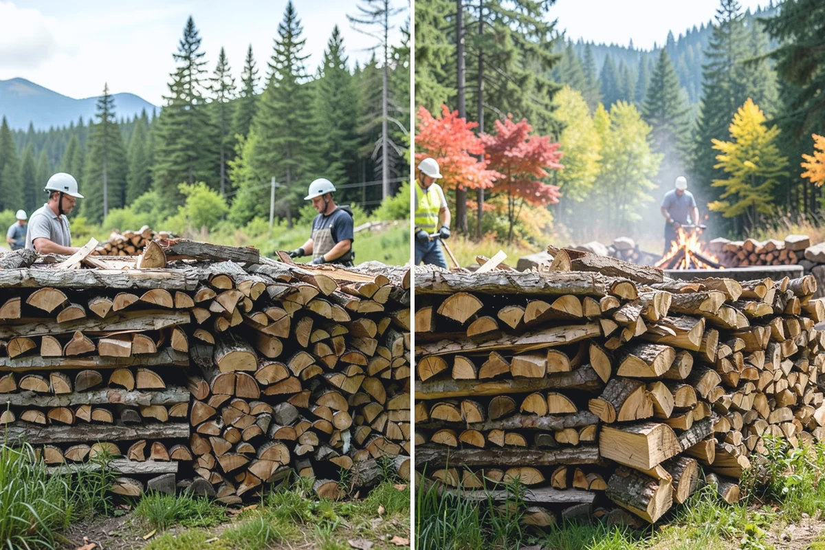 Portable Log Splitting in Granite Falls, Snohomish County, WA - Locate the logs and plan portable equipment access