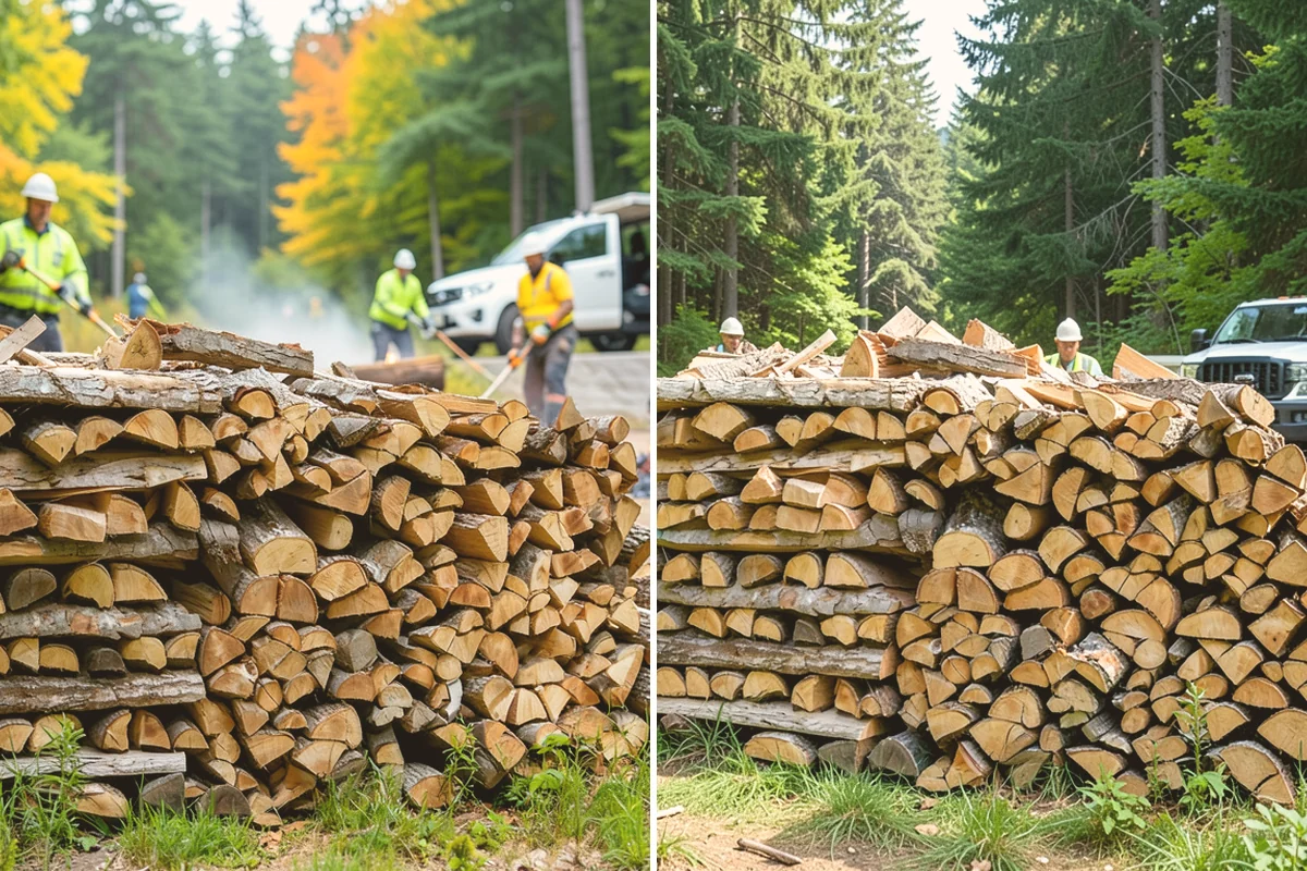 Portable Log Splitting in Index, Snohomish County, WA - Locate the logs and plan portable equipment access