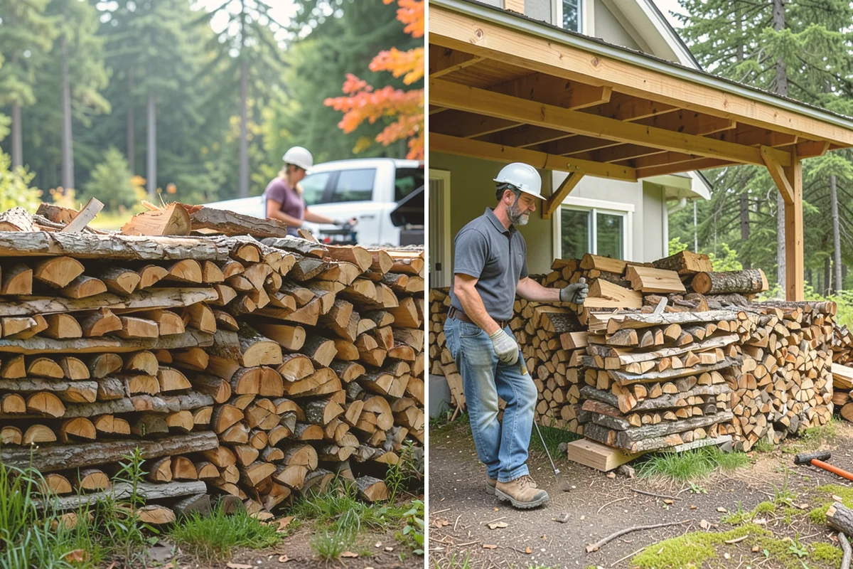 Portable Log Splitting in Kirkland, King County, WA - Locate the logs and plan portable equipment access