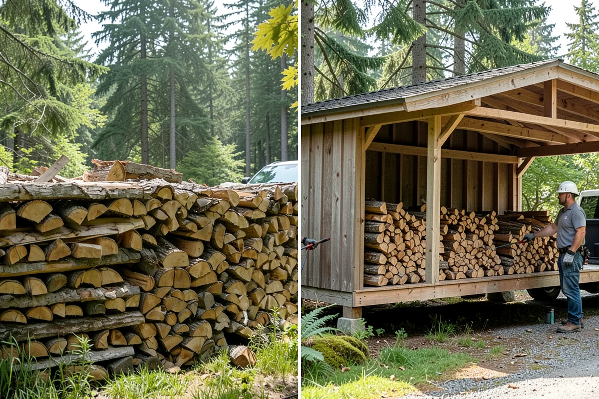 Portable Log Splitting in Lyman, WA - Locate the logs and plan portable equipment access