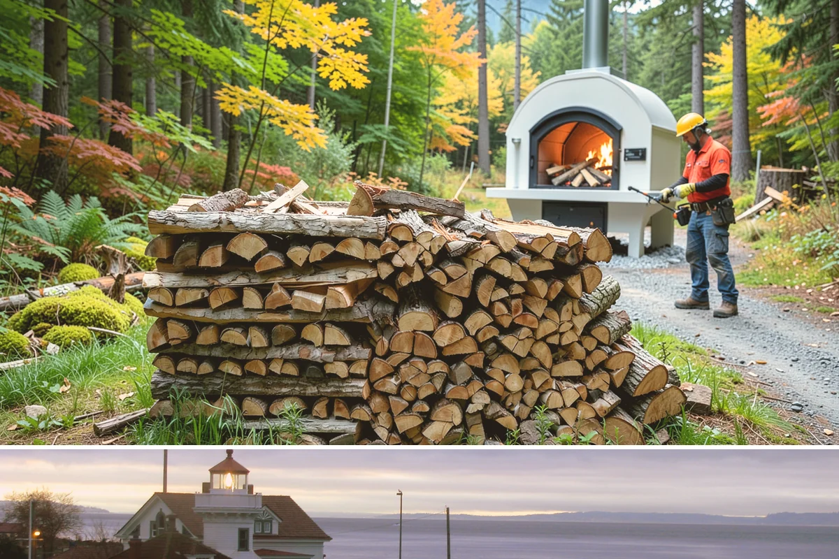 Portable Log Splitting in Mukilteo, Snohomish County, WA - Frequently booked after fall and winter storms scatter downed wood, though it is available whenever logs need splitting.