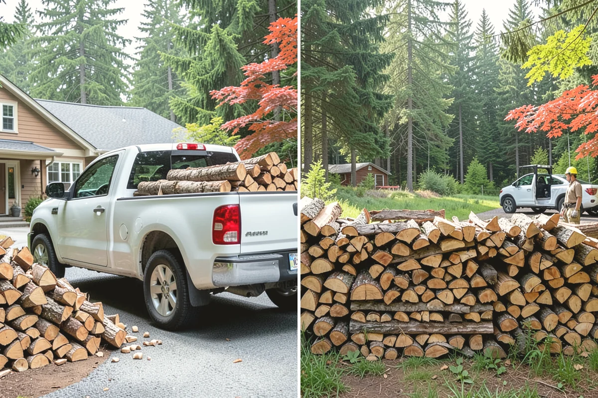Portable Log Splitting in North Bend, King County, WA - Locate the logs and plan portable equipment access