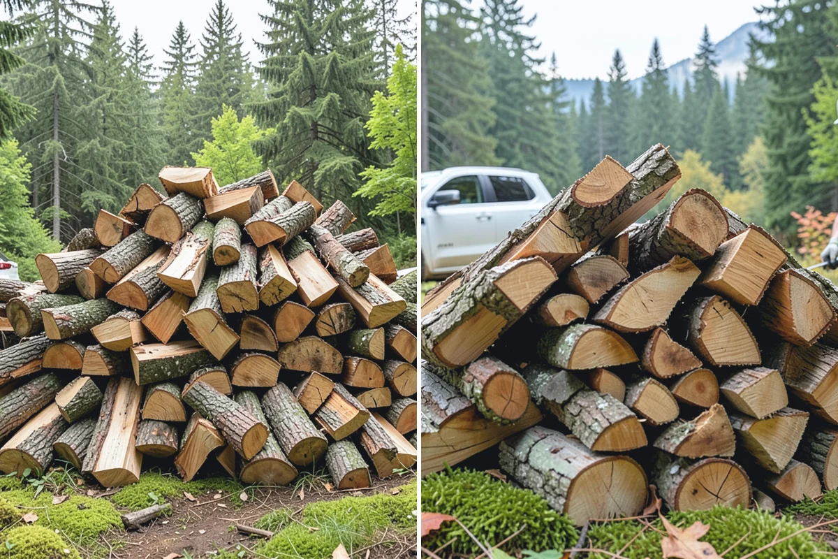 Portable Log Splitting in Redmond, King County, WA - Locate the logs and plan portable equipment access