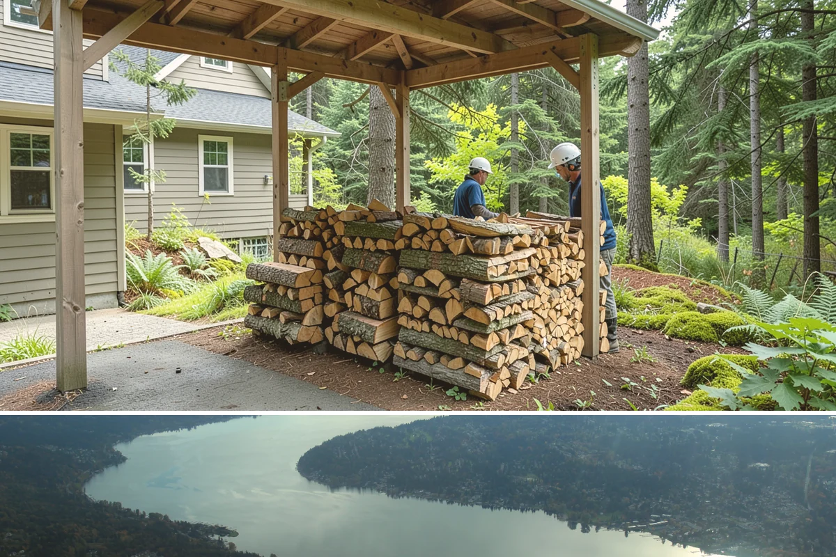 Portable Log Splitting in Sammamish, King County, WA - Frequently booked after fall and winter storms scatter downed wood, though it is available whenever logs need splitting.