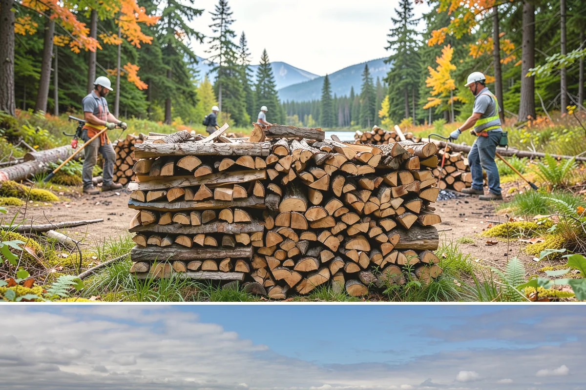 Portable Log Splitting in University Place, Pierce County, WA - Frequently booked after fall and winter storms scatter downed wood, though it is available whenever logs need splitting.