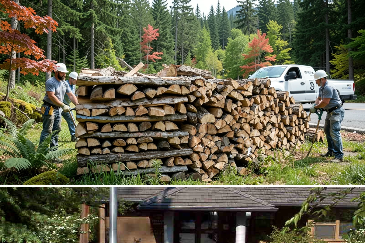 Portable Log Splitting in Yarrow Point, King County, WA - Frequently booked after fall and winter storms scatter downed wood, though it is available whenever logs need splitting.