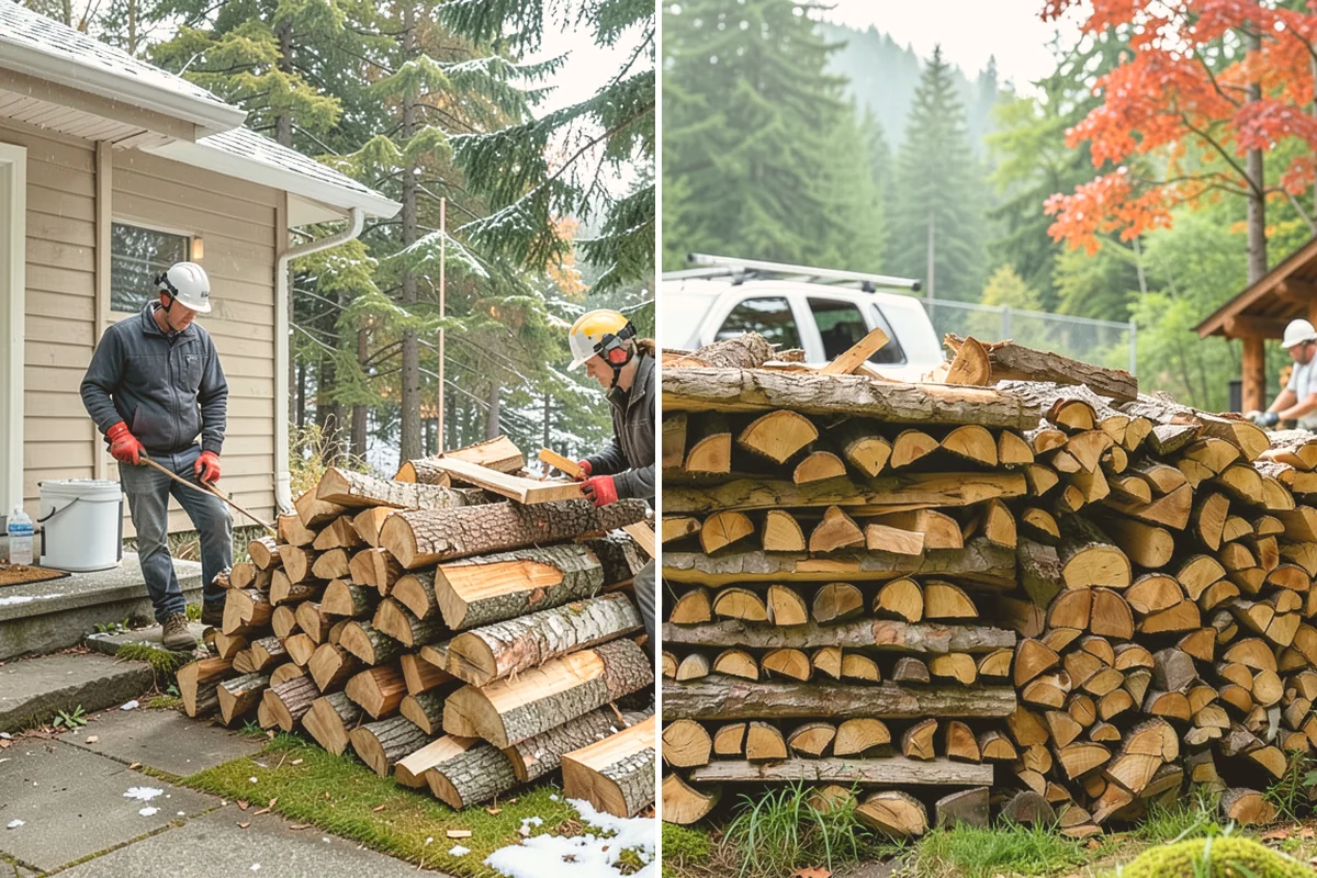 Power Outage Firewood in Algona, King County, WA - Confirm your location and how much wood you need