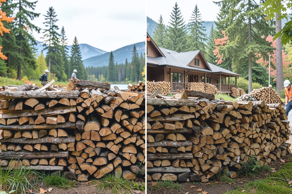 Power Outage Firewood in Beaux Arts Village, King County, WA - Confirm your location and how much wood you need