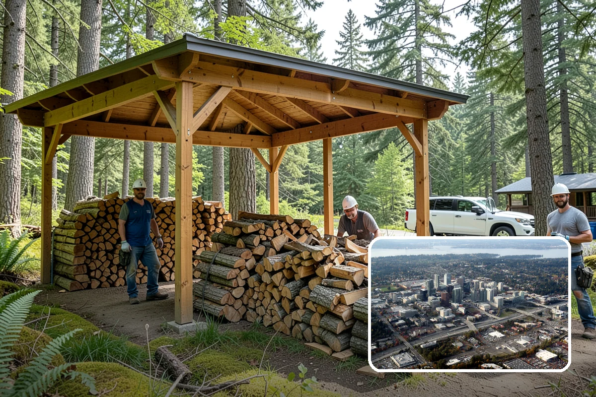 Power Outage Firewood in Bellevue, King County, WA - Keeps your home heated when the grid is down
