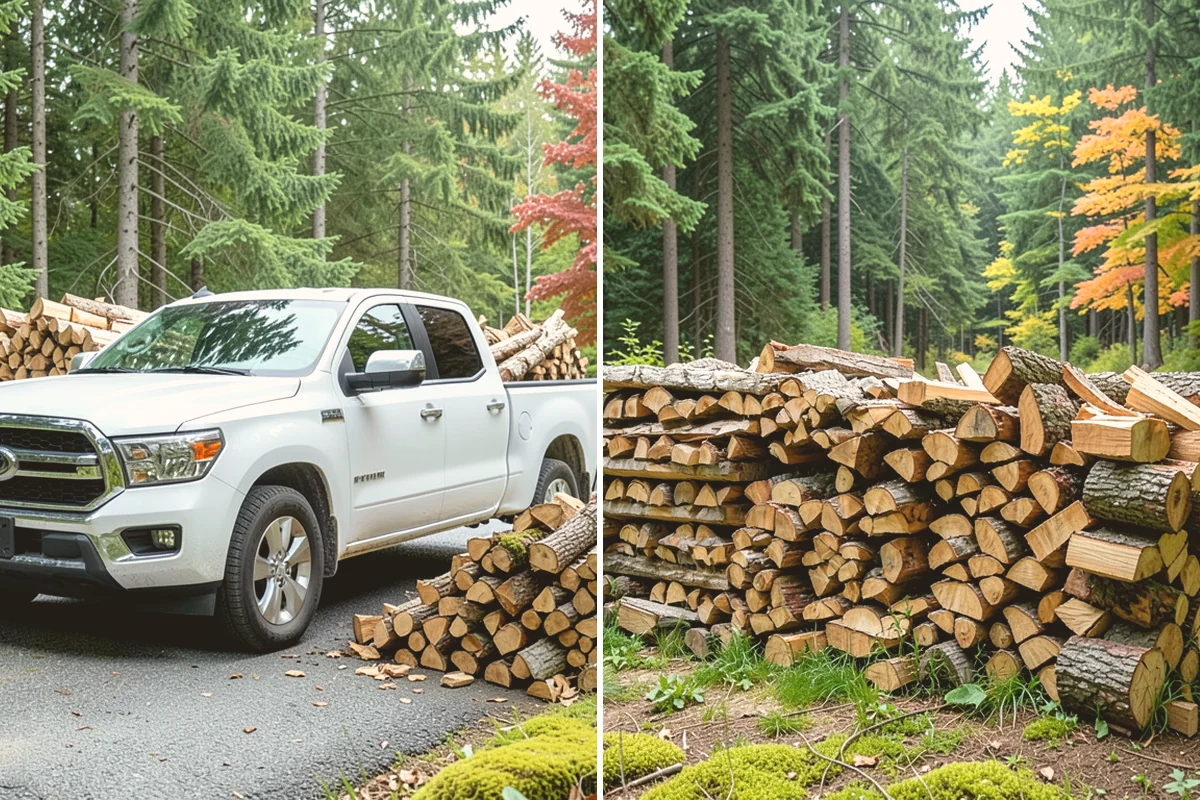 Power Outage Firewood in Bellevue, King County, WA - Confirm your location and how much wood you need