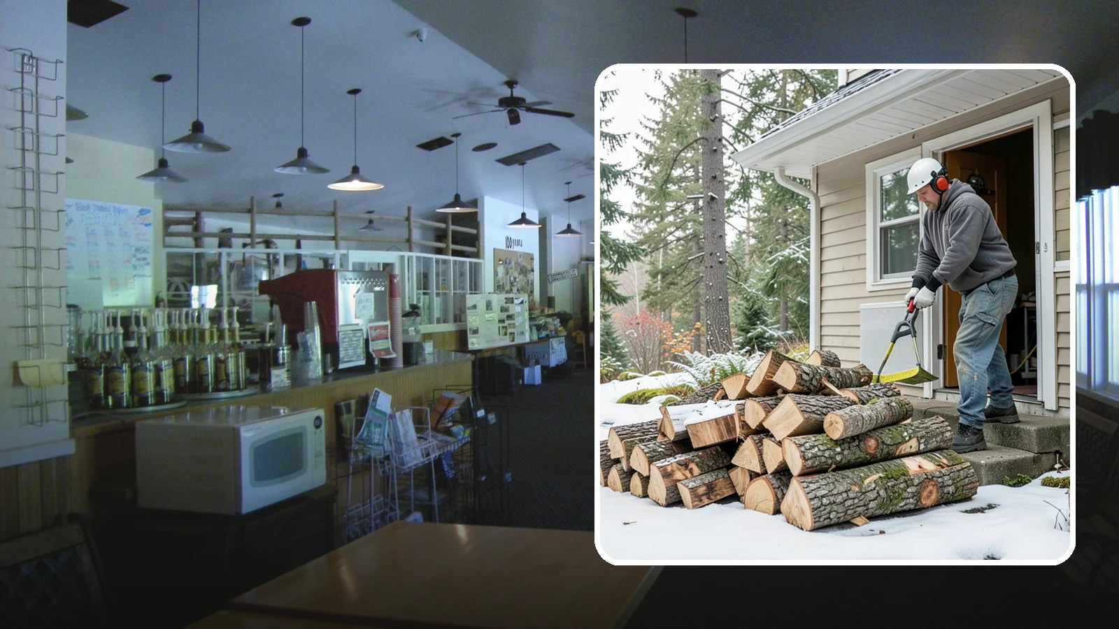 Power Outage Firewood in Black Diamond, King County, WA - When the power goes out, we deliver dry, ready-to-burn wood so you can heat your home without the grid.