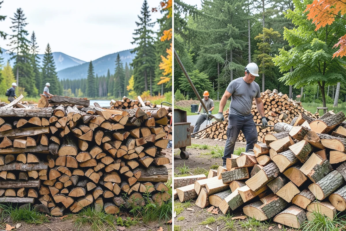 Power Outage Firewood in Buckley, Pierce County, WA - Confirm your location and how much wood you need