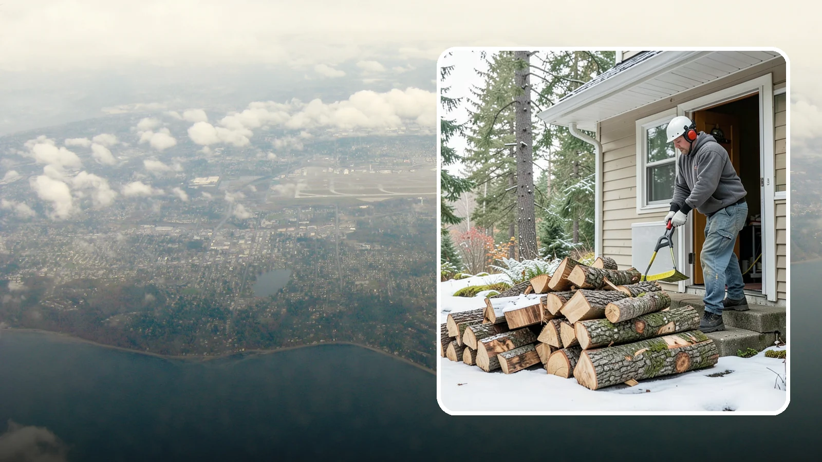 Power Outage Firewood in Burien, King County, WA - When the power goes out, we deliver dry, ready-to-burn wood so you can heat your home without the grid.