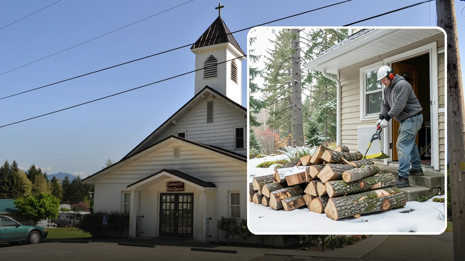 Power Outage Firewood in Concrete, Skagit County, WA - When the power goes out, we deliver dry, ready-to-burn wood so you can heat your home without the grid.