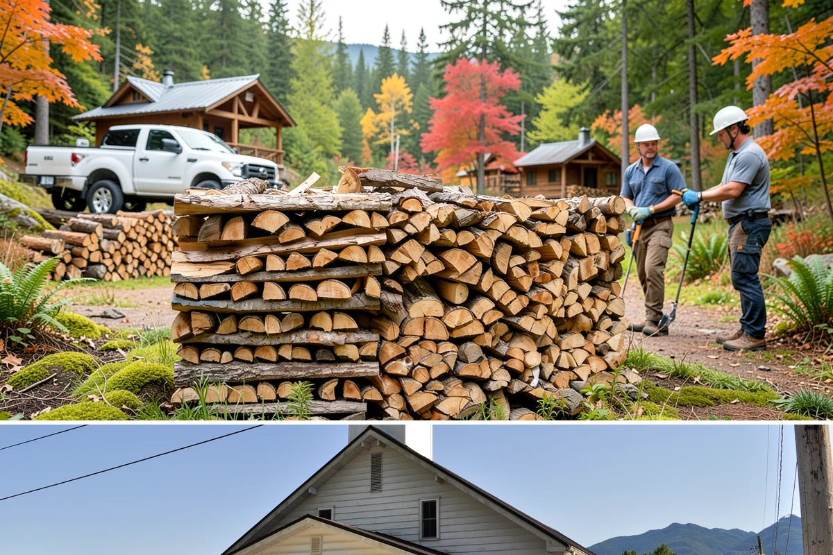 Power Outage Firewood in Concrete, Skagit County, WA - Outages cluster in the stormy fall and winter months, so keeping our number handy and calling early makes all the difference.