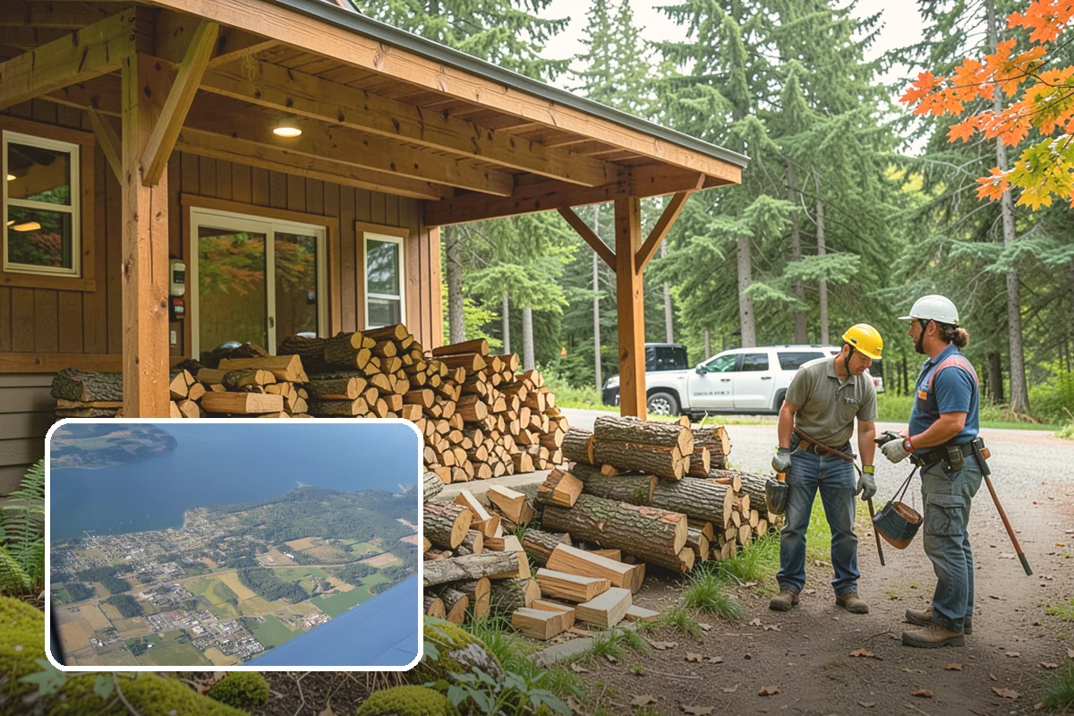 Power Outage Firewood in Coupeville, Island County, WA - Keeps your home heated when the grid is down