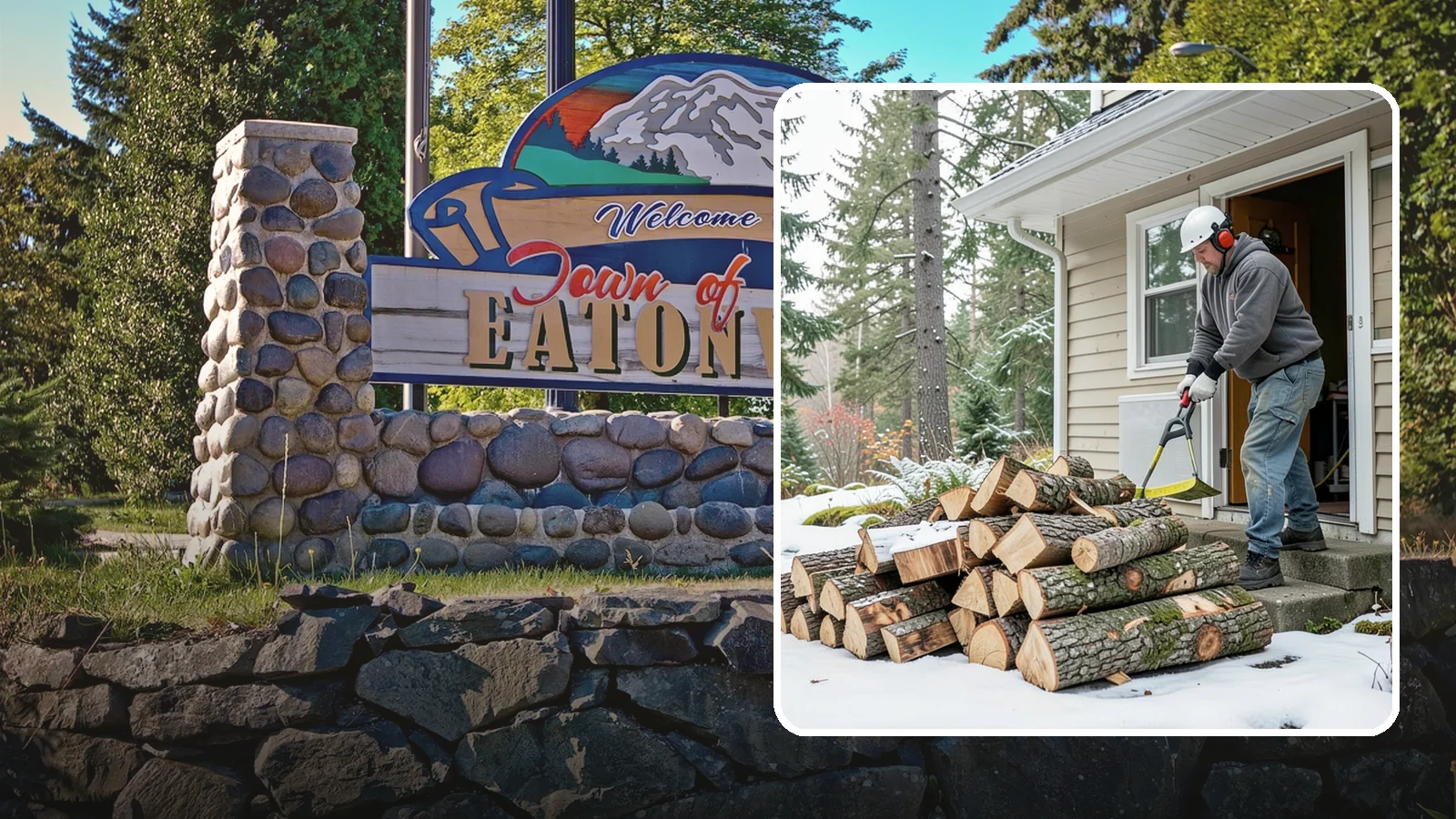 Power Outage Firewood in Eatonville, Pierce County, WA - When the power goes out, we deliver dry, ready-to-burn wood so you can heat your home without the grid.