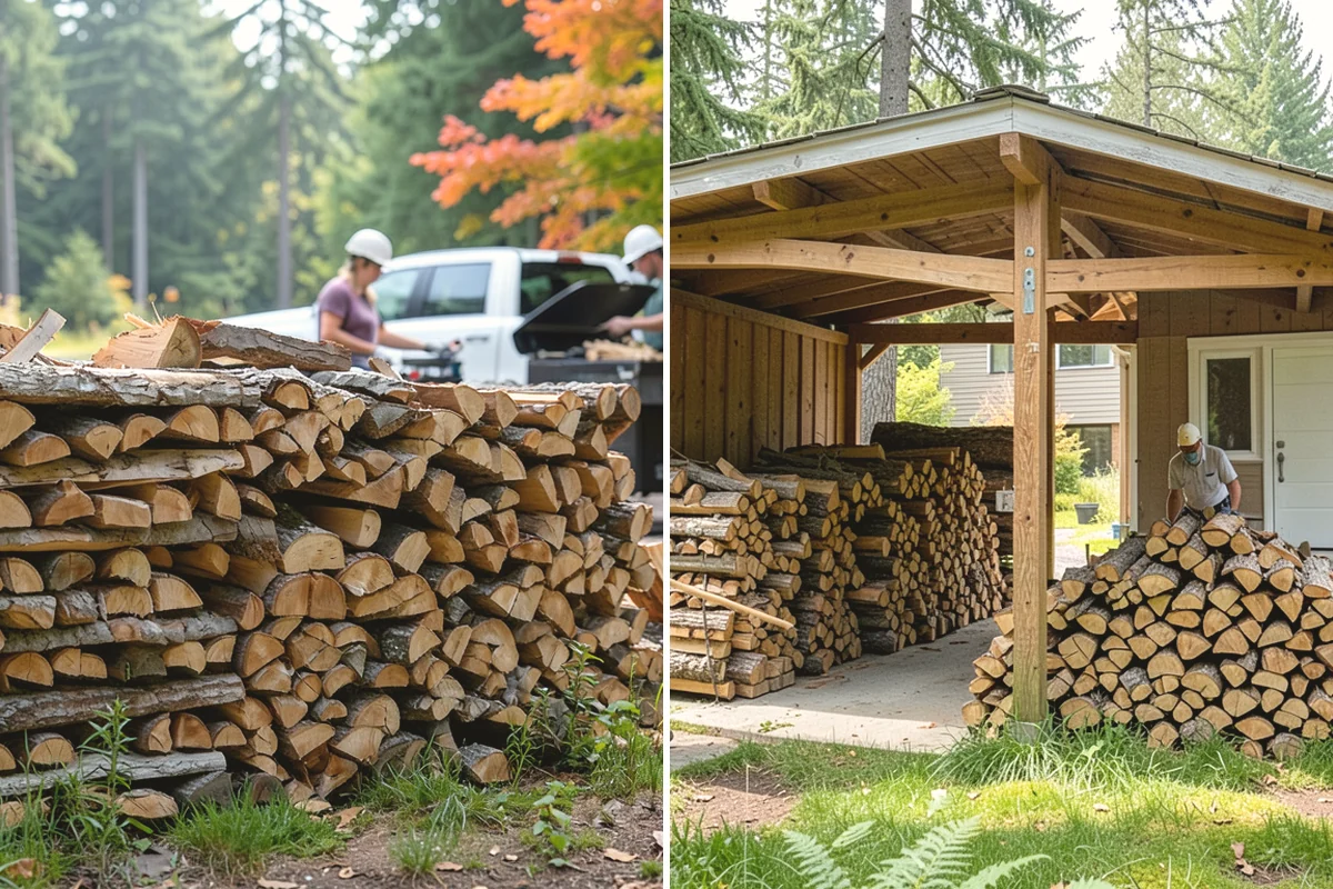 Power Outage Firewood in Edgewood, WA - Confirm your location and how much wood you need
