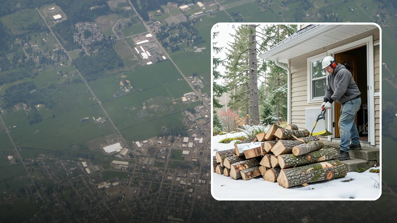 Power Outage Firewood in Enumclaw, King County, WA - When the power goes out, we deliver dry, ready-to-burn wood so you can heat your home without the grid.