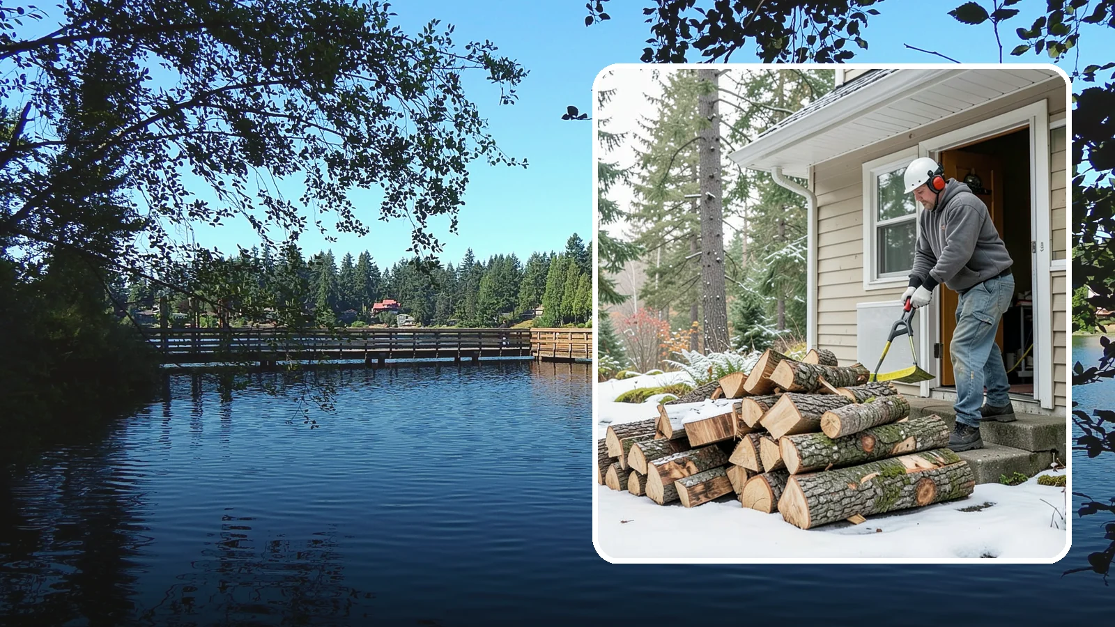 Power Outage Firewood in Federal Way, King County, WA - When the power goes out, we deliver dry, ready-to-burn wood so you can heat your home without the grid.