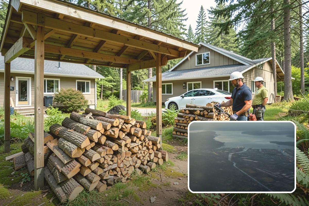 Power Outage Firewood in Fife, Pierce County, WA - Keeps your home heated when the grid is down
