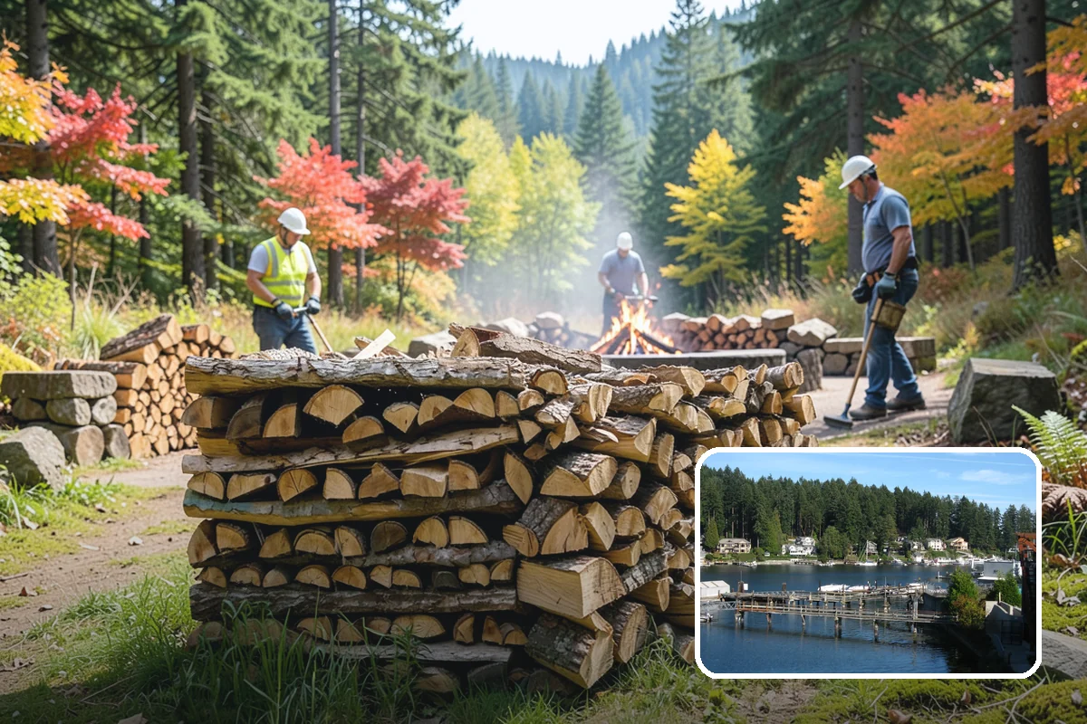 Power Outage Firewood in Gig Harbor, Pierce County, WA - Keeps your home heated when the grid is down