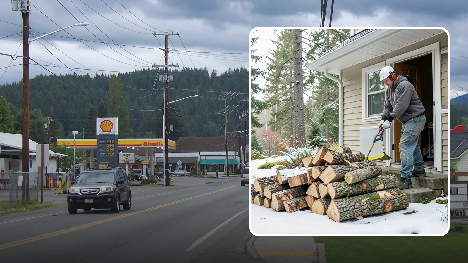 Power Outage Firewood in Granite Falls, Snohomish County, WA - When the power goes out, we deliver dry, ready-to-burn wood so you can heat your home without the grid.